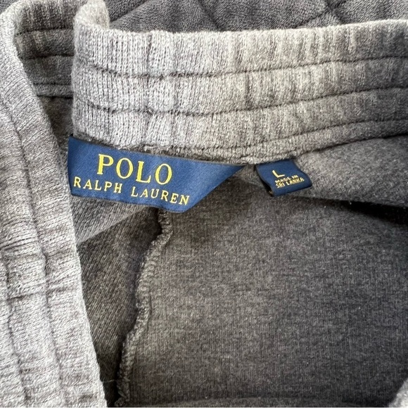 Polo Ralph Lauren Sweatpants Men’s Large Pants Gray Drawstring Pockets G - Picture 9 of 10